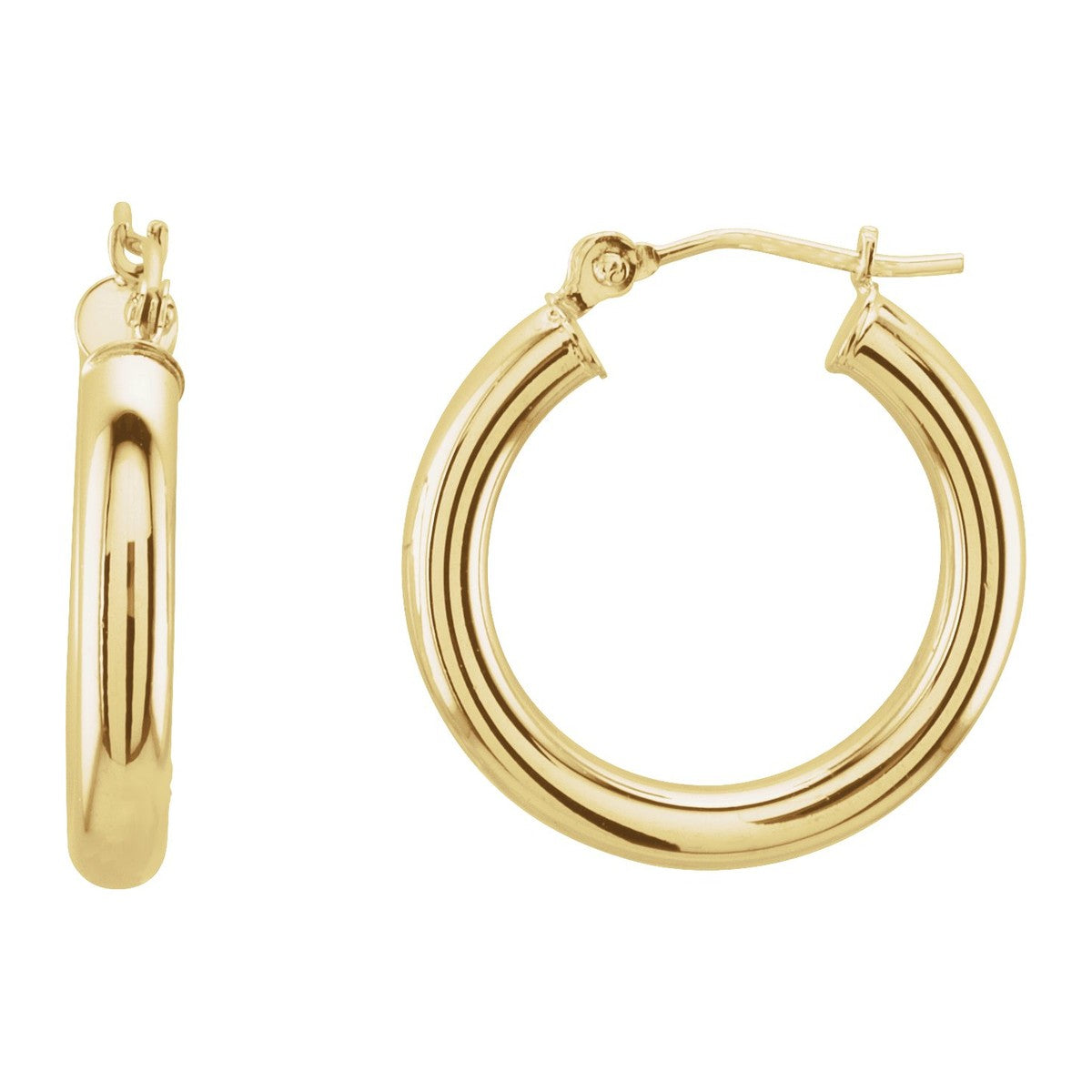 Tube Hoop Earrings