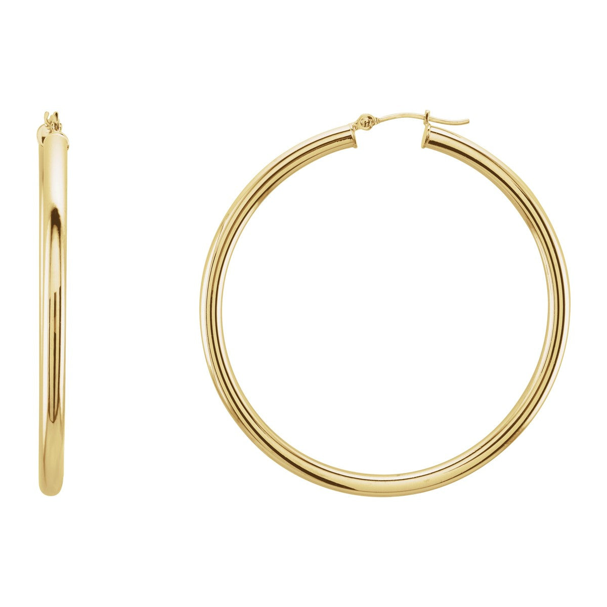 Tube Hoop Earrings