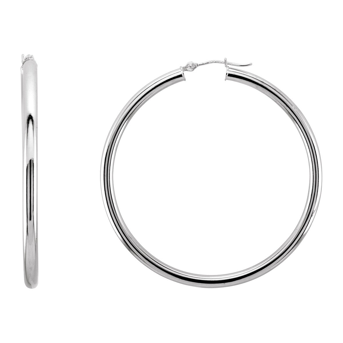 Tube Hoop Earrings