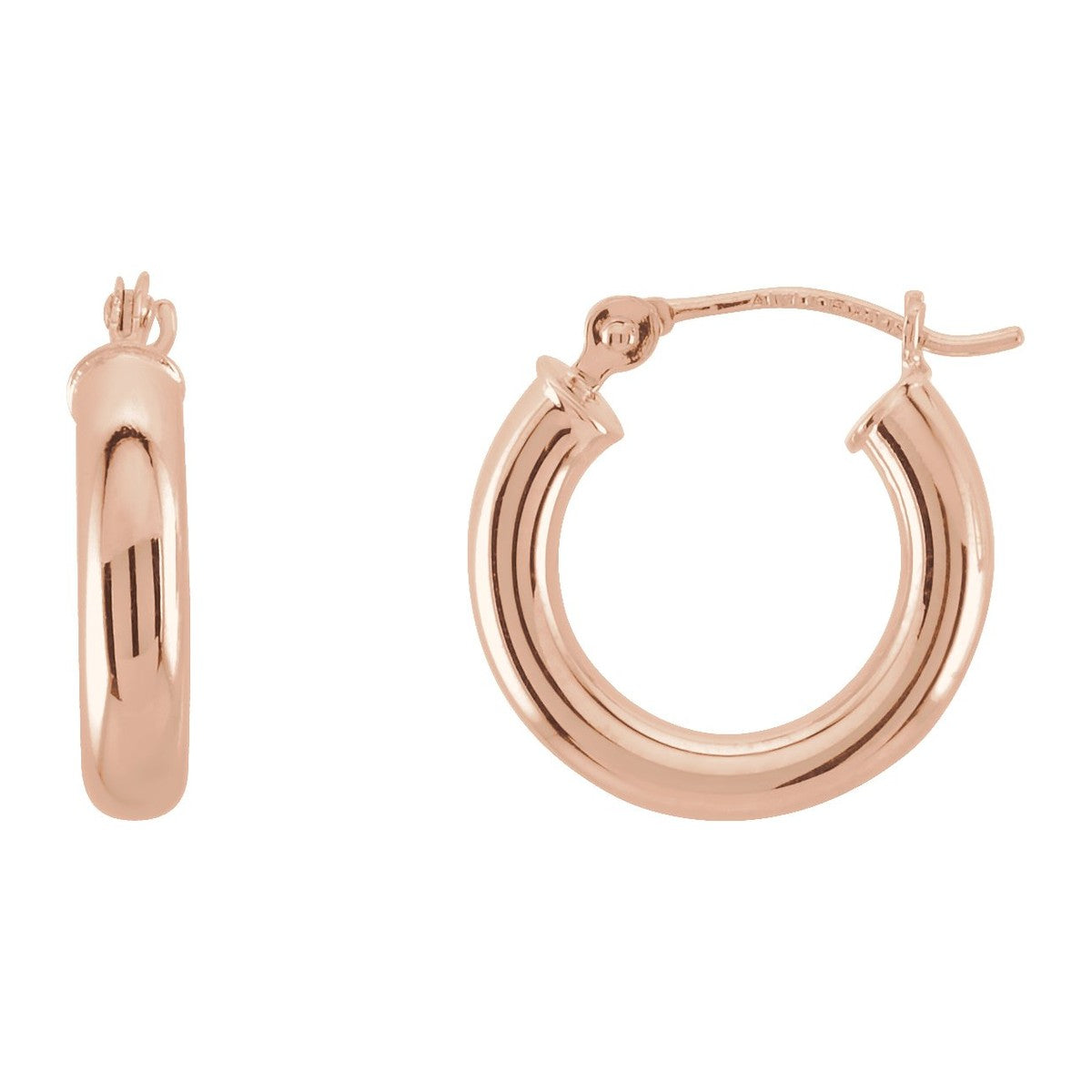 Tube Hoop Earrings