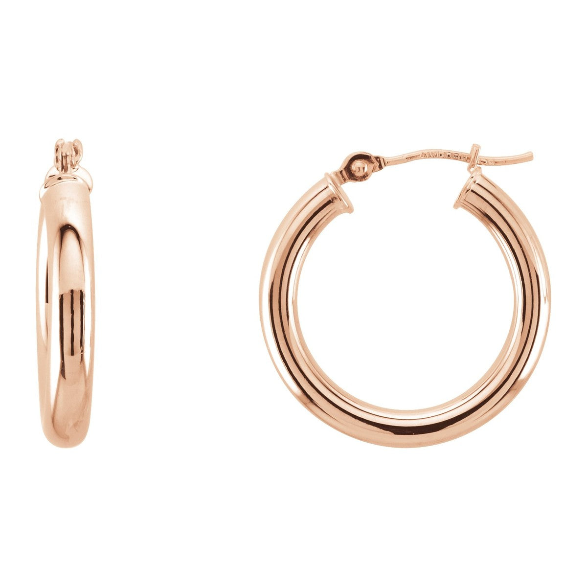 Tube Hoop Earrings