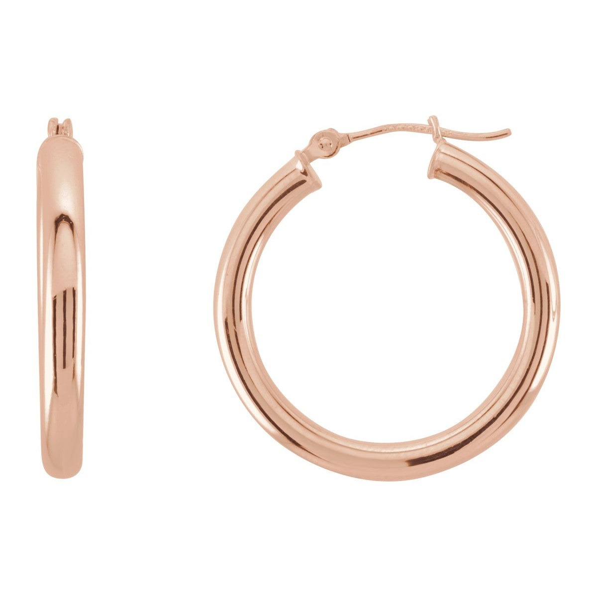 Tube Hoop Earrings