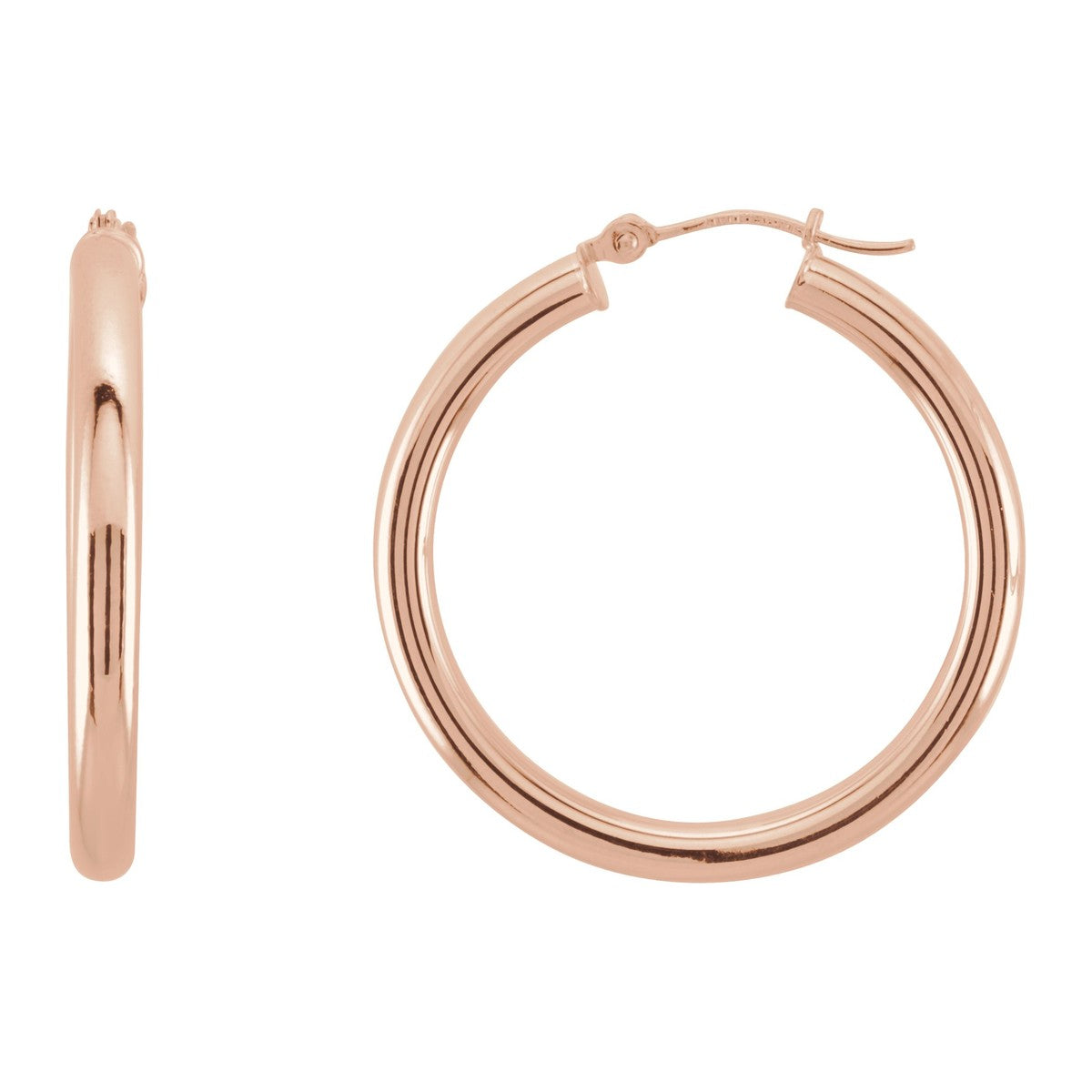 Tube Hoop Earrings