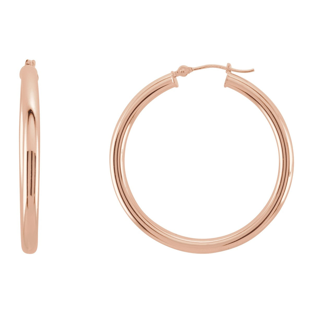 Tube Hoop Earrings