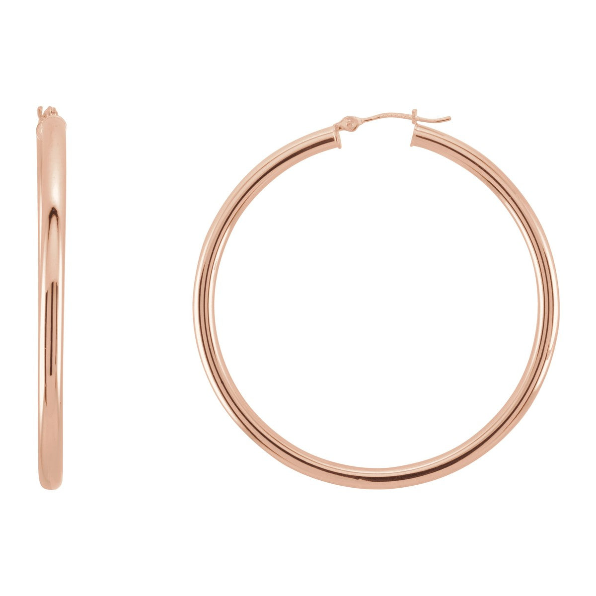 Tube Hoop Earrings