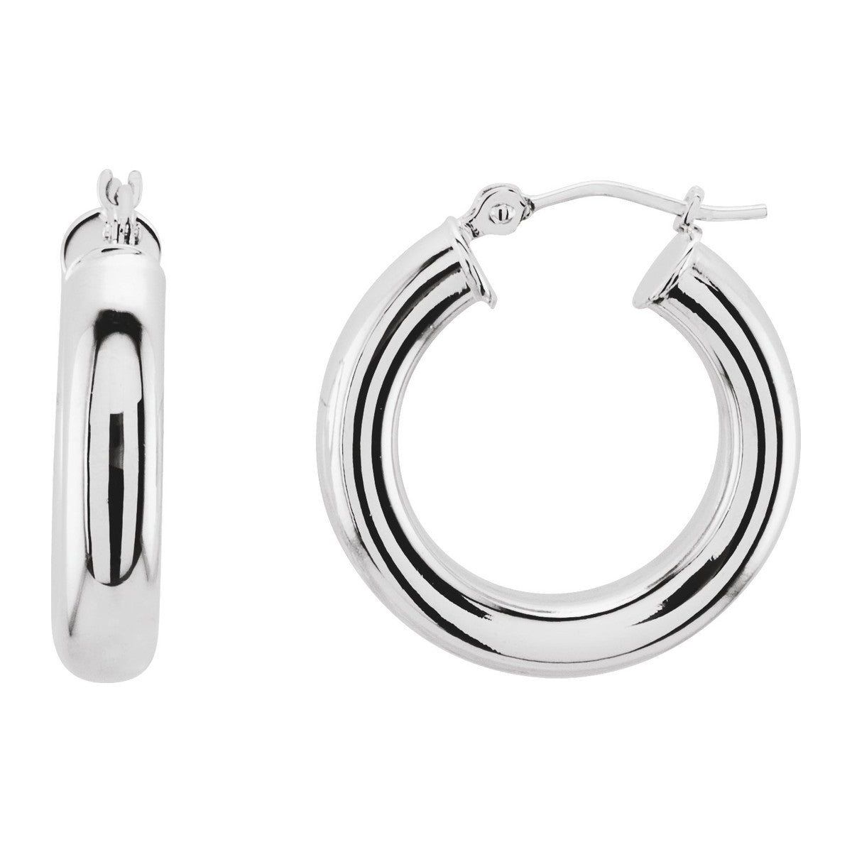Tube Hoop Earrings