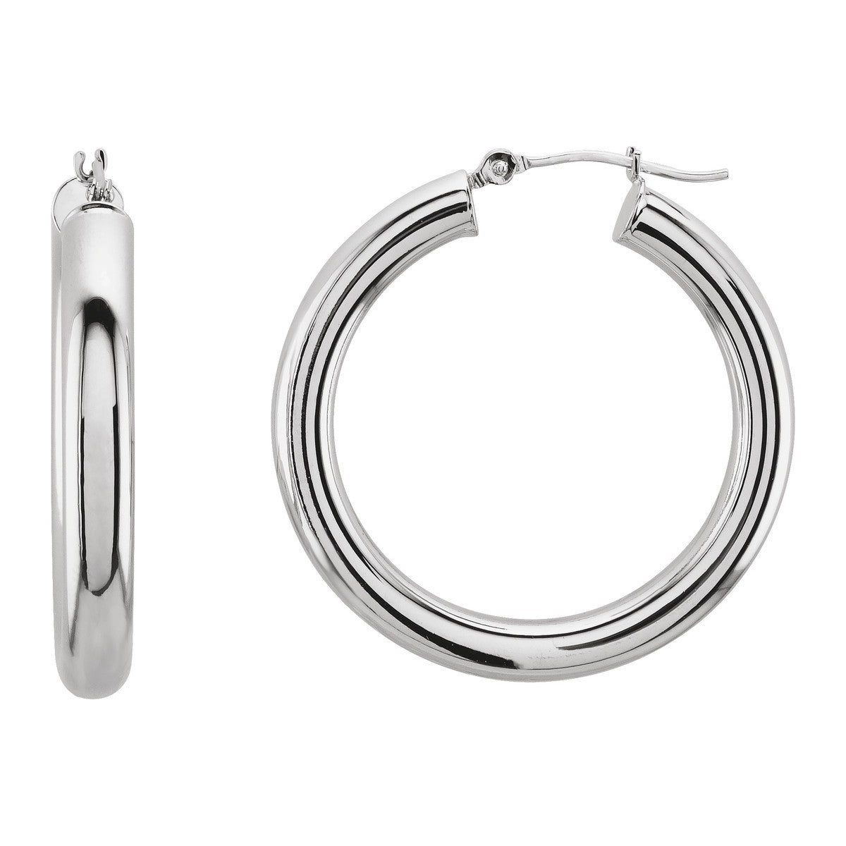 Tube Hoop Earrings