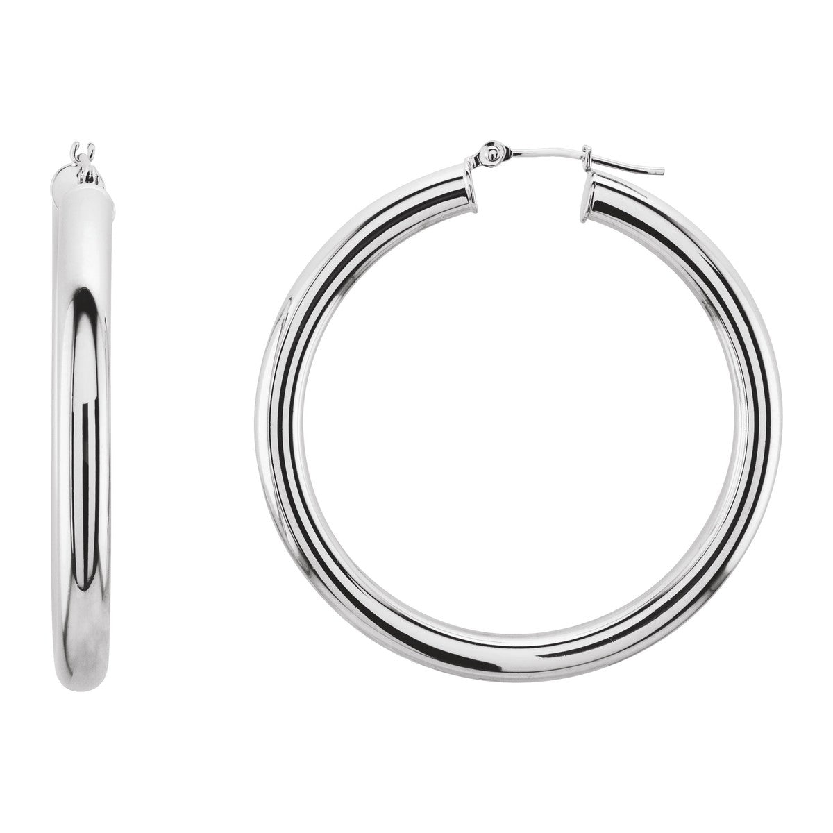 Tube Hoop Earrings