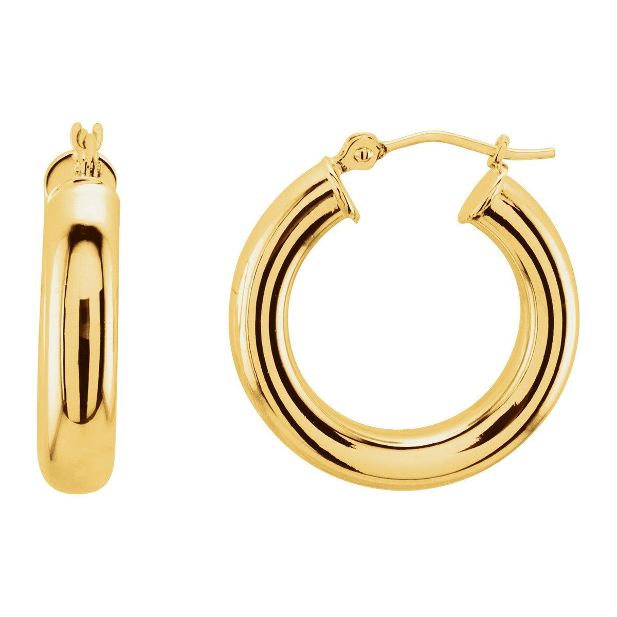 Tube Hoop Earrings