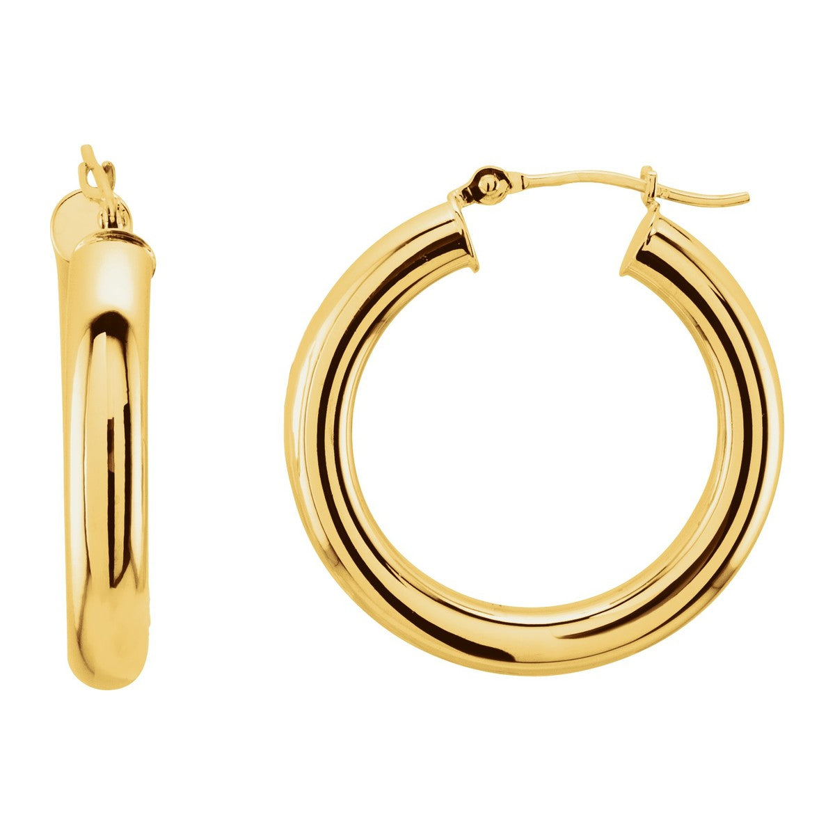 Tube Hoop Earrings