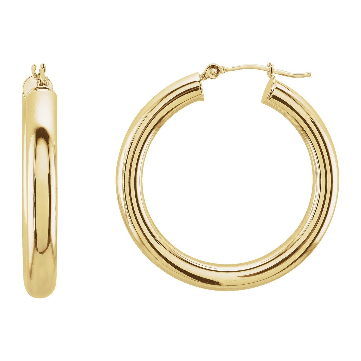 Tube Hoop Earrings