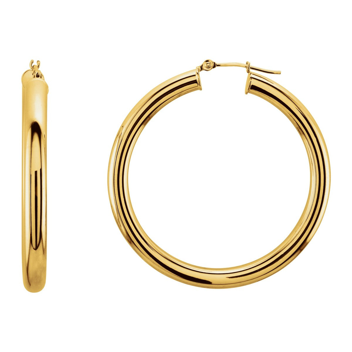Tube Hoop Earrings