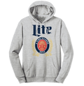 Miller Lite Logo Hooded Sweatshirt - Gray