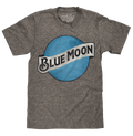 Blue Moon Color Logo T-Shirt - Gray