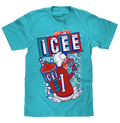 Hawaiian ICEE Polar Bear T-Shirt - Blue