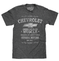 Chevrolet American Made Muscle T-Shirt - Gray