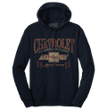 Chevy American Classic Pullover Hooded Sweatshirt - Navy