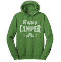 Happy Camper Hooded Sweatshirt - Green