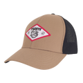 Popeye The Sailor Trucker Hat - Tan and Black