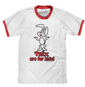 Trix are for Kids! Ringer T-Shirt - White and Red