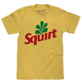 Squirt Grapefruit Soda Logo T-Shirt - Banana Yellow