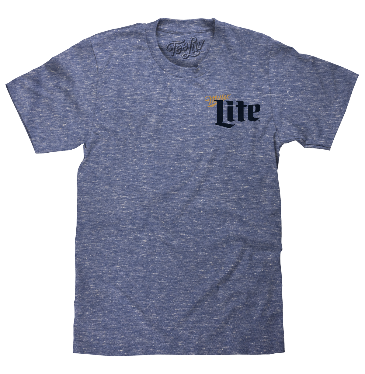 Miller Lite Milwaukee Wisconsin T-Shirt - Royal Snow Heather