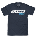 Keystone Light Beer T-Shirt - Navy Blue