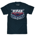 Florida Atlantic University Owls T-Shirt - Denim Blue Heather
