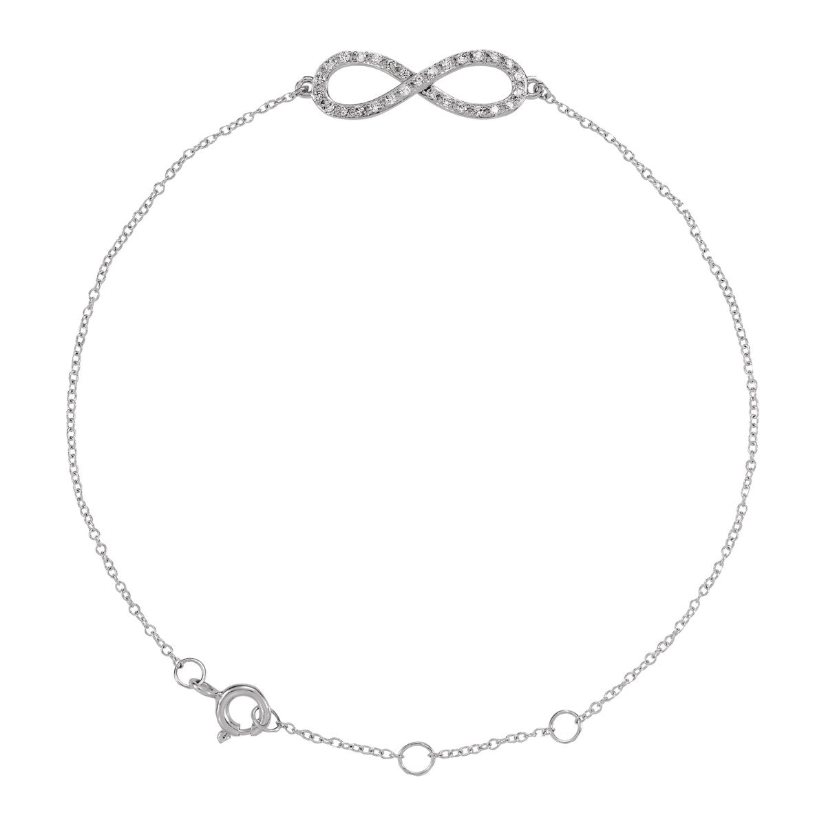 Diamond Infinity Bracelet