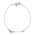 Double Sideways Cross Bracelet