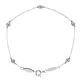 Bezel-Set Diamond Station Bracelet