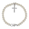 Youth Pearl Cross Bracelet