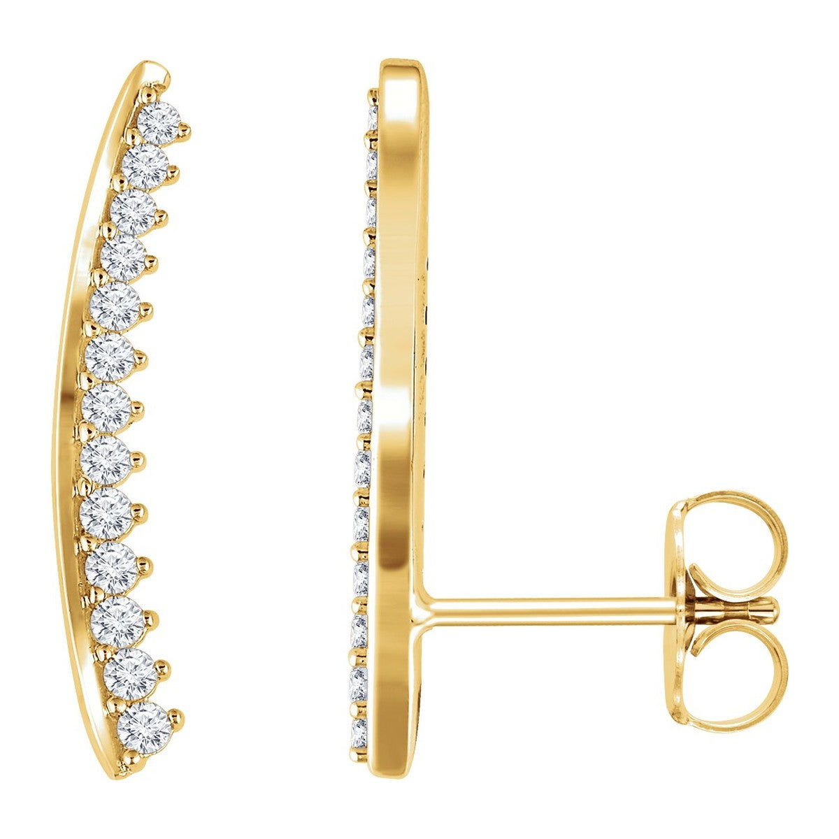 Diamond Ear Climbers