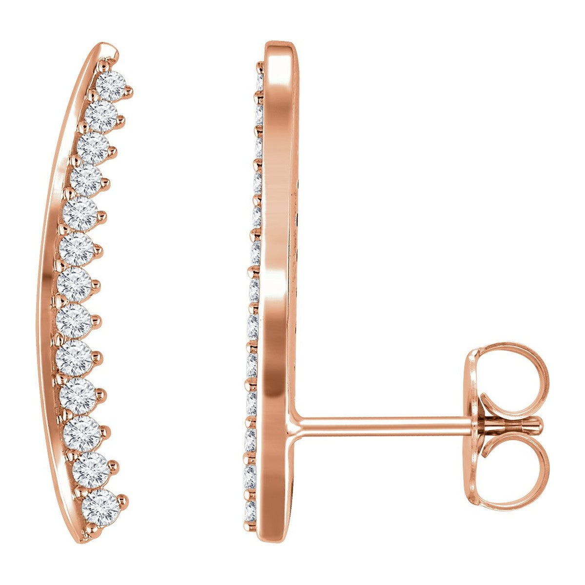 Diamond Ear Climbers