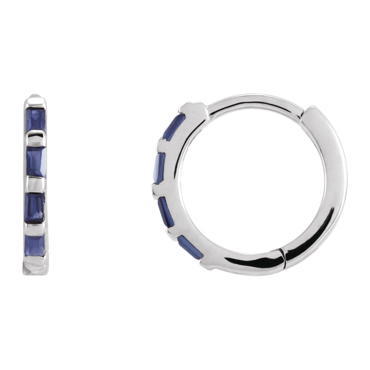 Baguette Huggie Earrings
