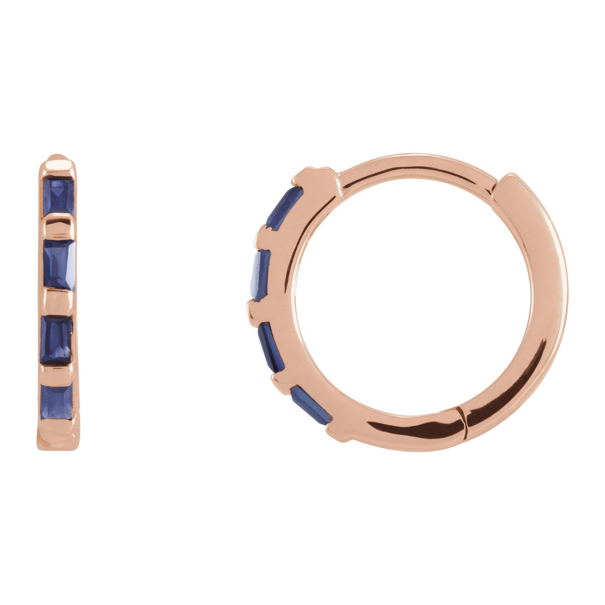 Baguette Huggie Earrings
