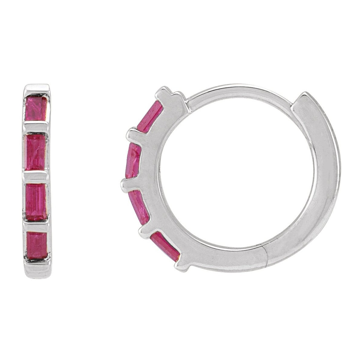 Baguette Huggie Earrings