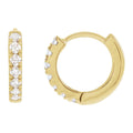 Lab-Grown Diamond Hoop Earrings