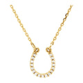Diamond Horseshoe Necklace