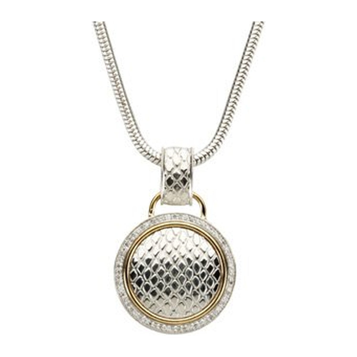 Diamond Snake Skin Necklace