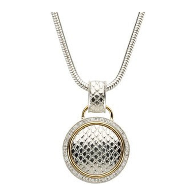 Diamond Snake Skin Necklace