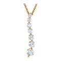 Graduated Diamond Journey Necklace