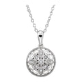 Diamond Filigree Medallion Necklace