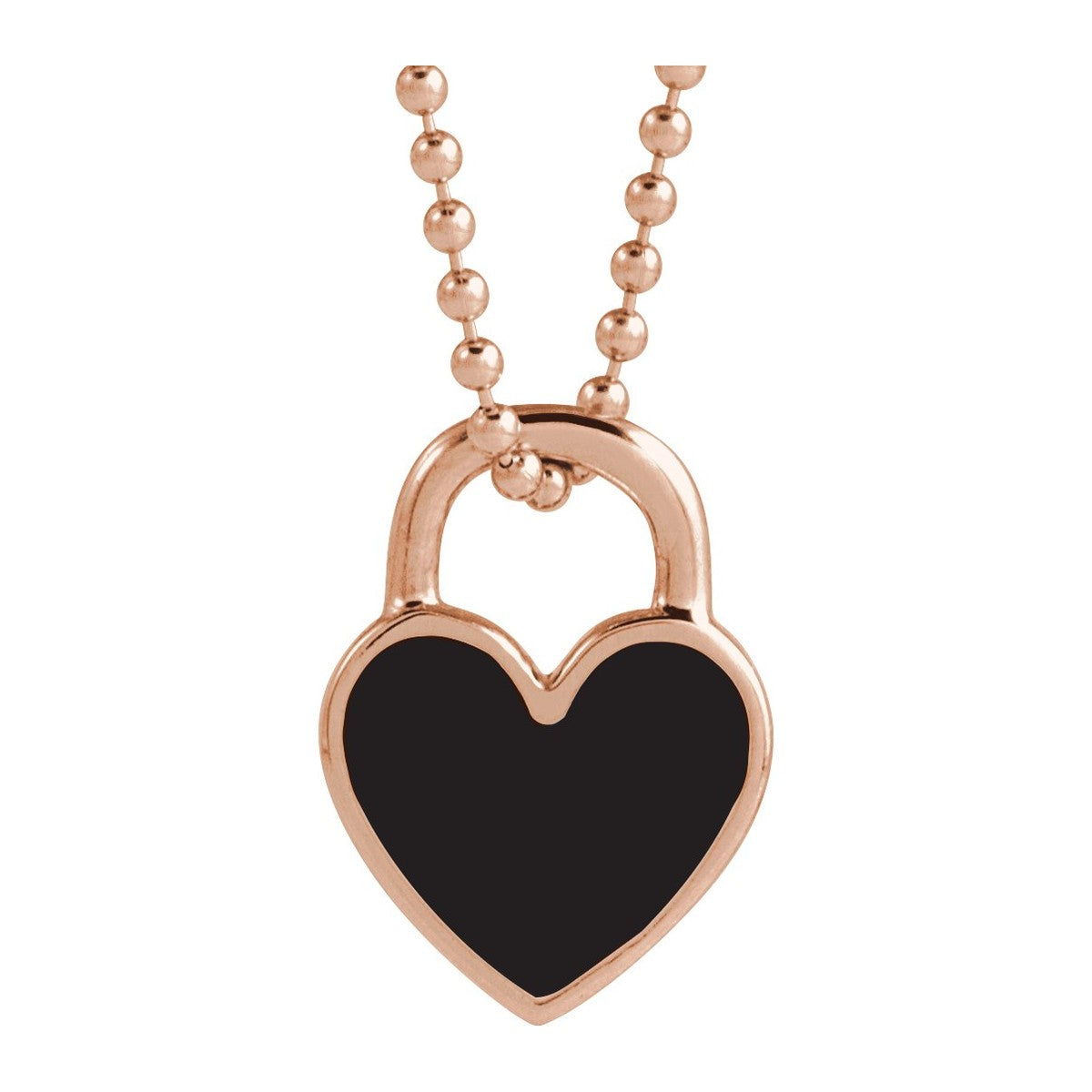 Enamel Heart Necklace