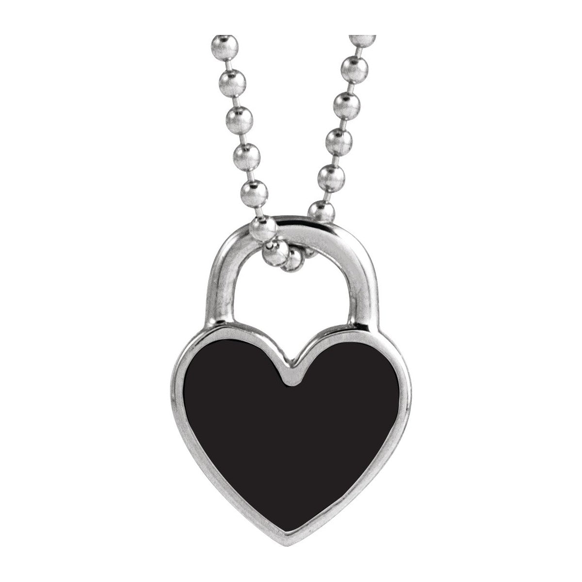 Enamel Heart Necklace