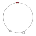 Baguette Gemstone Bracelet