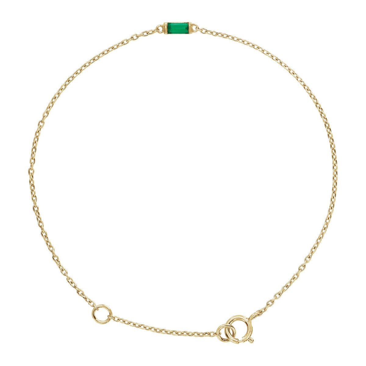 Baguette Gemstone Bracelet