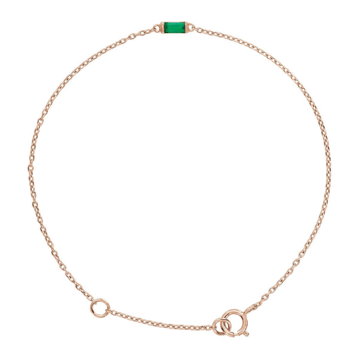 Baguette Gemstone Bracelet