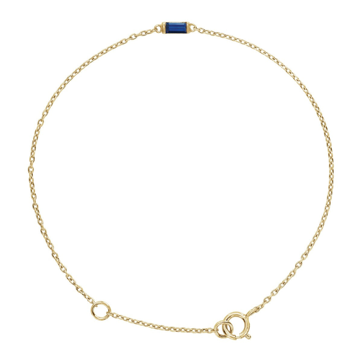 Baguette Gemstone Bracelet