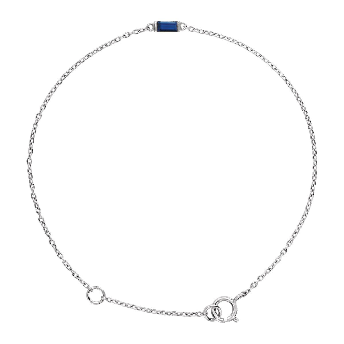 Baguette Gemstone Bracelet